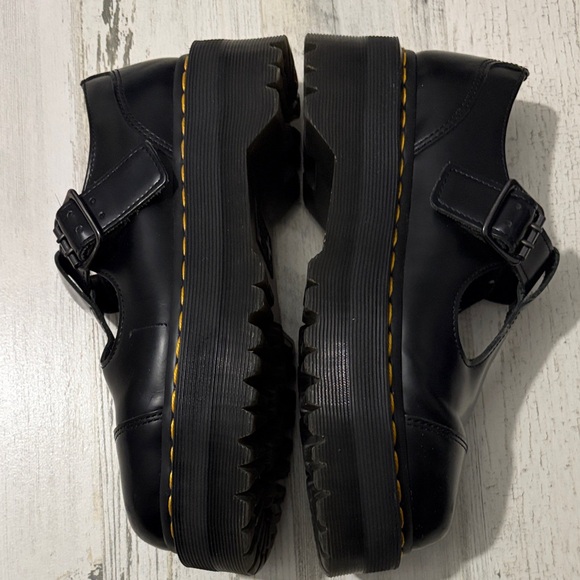 Dr. Martens Bethan Black Platform Mary Jane’s Size 7 - Picture 12 of 16